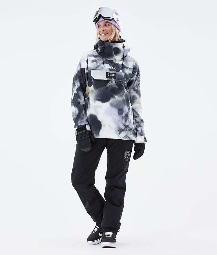Dope Blizzard W 22 Snowboardjacka Dam Tiedye Black Purple, Image 3 of 9