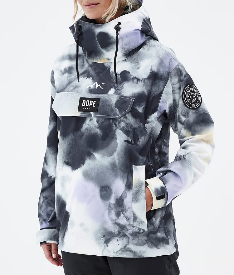 Dope Blizzard W 22 Snowboardjacka Dam Tiedye Black Purple, Image 8 of 9