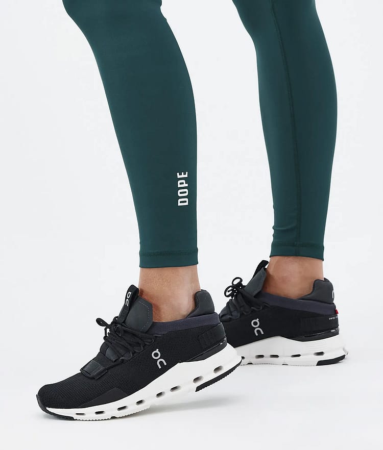 Dope Lofty Tech Leggings Dam Bottle Green