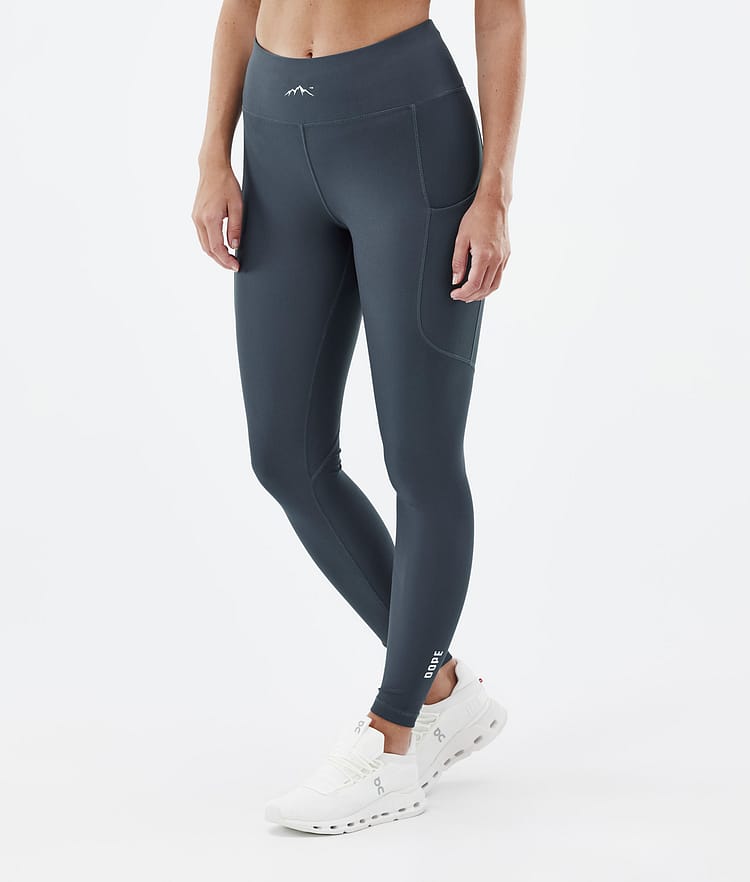 Dope Lofty Tech Leggings Dam Metal Blue, Bild 1 av 8