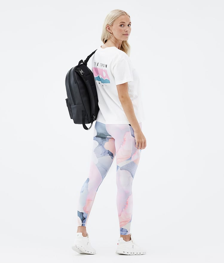 Dope Lofty Tech Leggings Dam Blot Peach