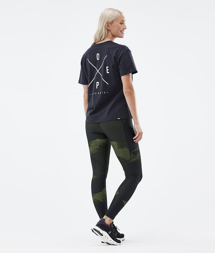 Dope Lofty Tech Leggings Dam Green Camo