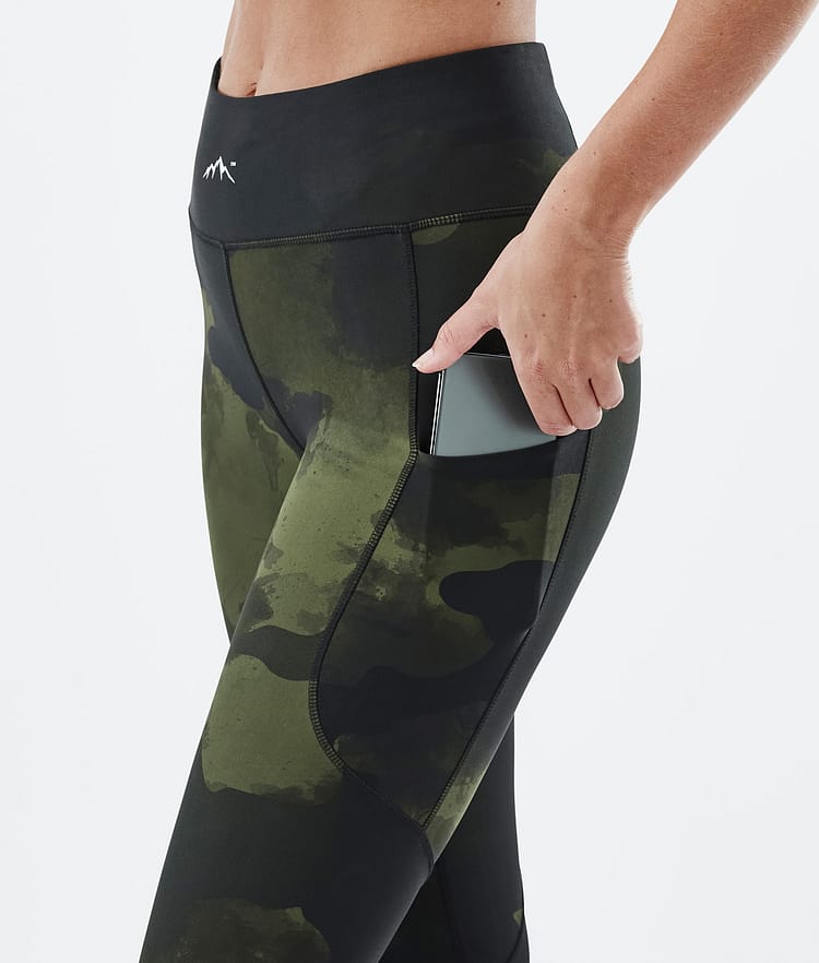 Dope Lofty Tech Leggings Dam Green Camo