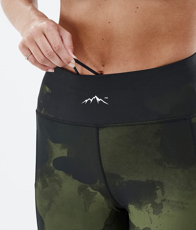 Dope Lofty Tech Leggings Dam Green Camo