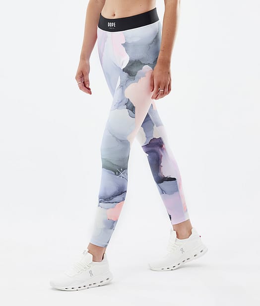 Dope Razor Leggings Dam Blot Peach