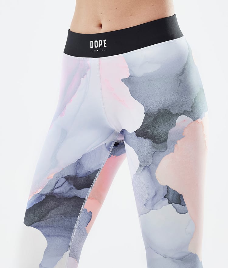 Dope Razor Leggings Dam Blot Peach