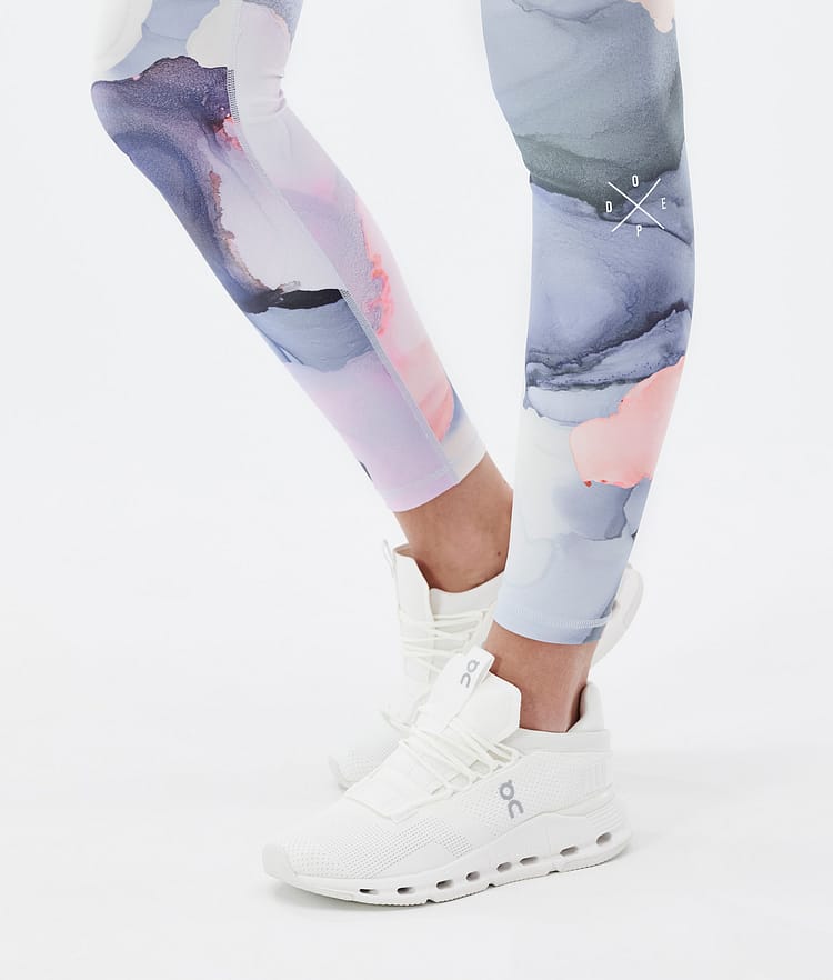 Dope Razor Leggings Dam Blot Peach