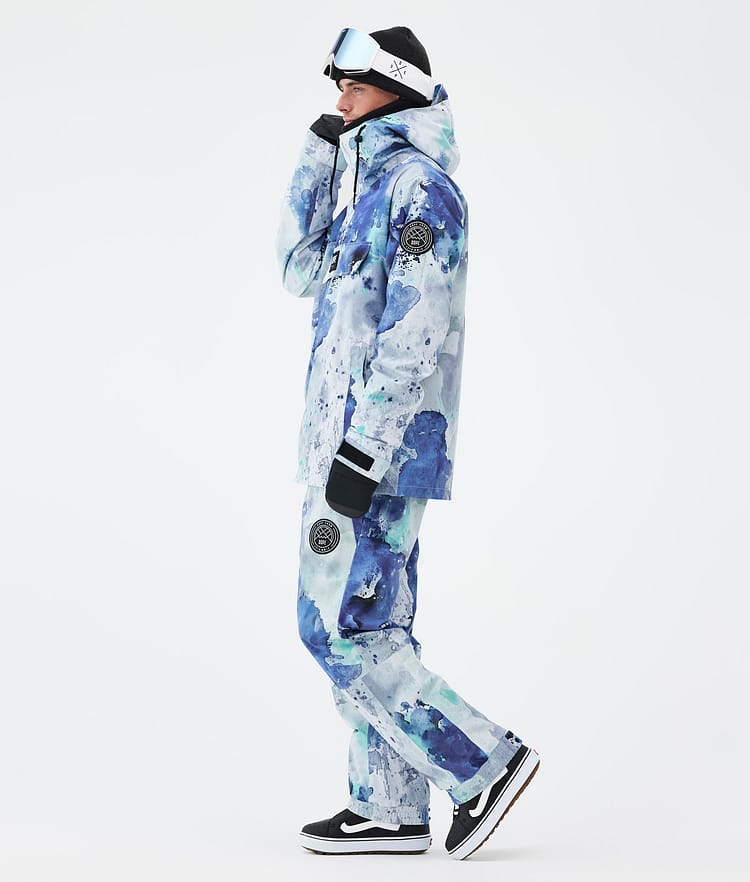 Dope Blizzard Snowboardjacka Herr Spray Blue Green, Image 3 of 8