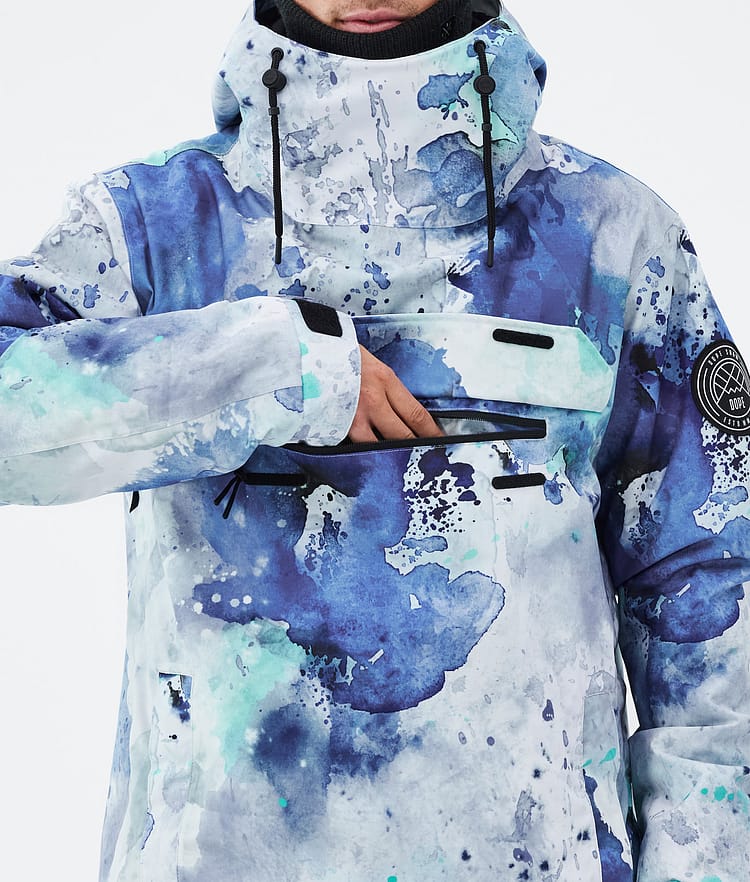 Dope Blizzard Snowboardjacka Herr Spray Blue Green, Image 8 of 8