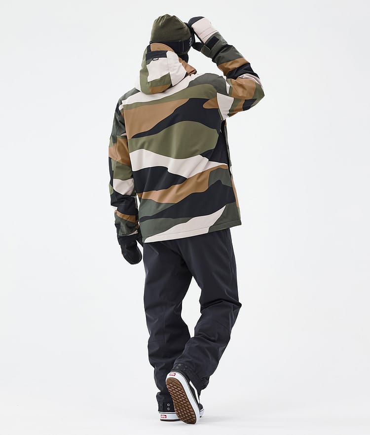 Dope Blizzard Full Zip Snowboardjacka Herr Shards Gold Green, Image 4 of 9