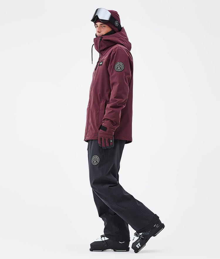 Dope Blizzard Full Zip Skidjacka Herr Burgundy, Bild 4 av 9