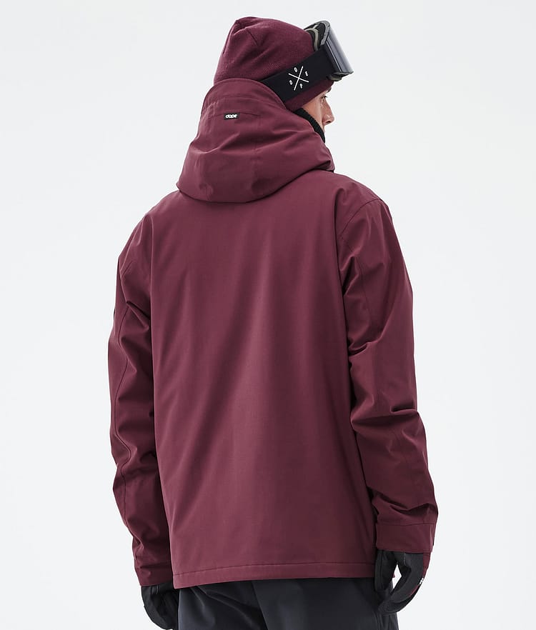 Dope Blizzard Full Zip Snowboardjacka Herr Burgundy