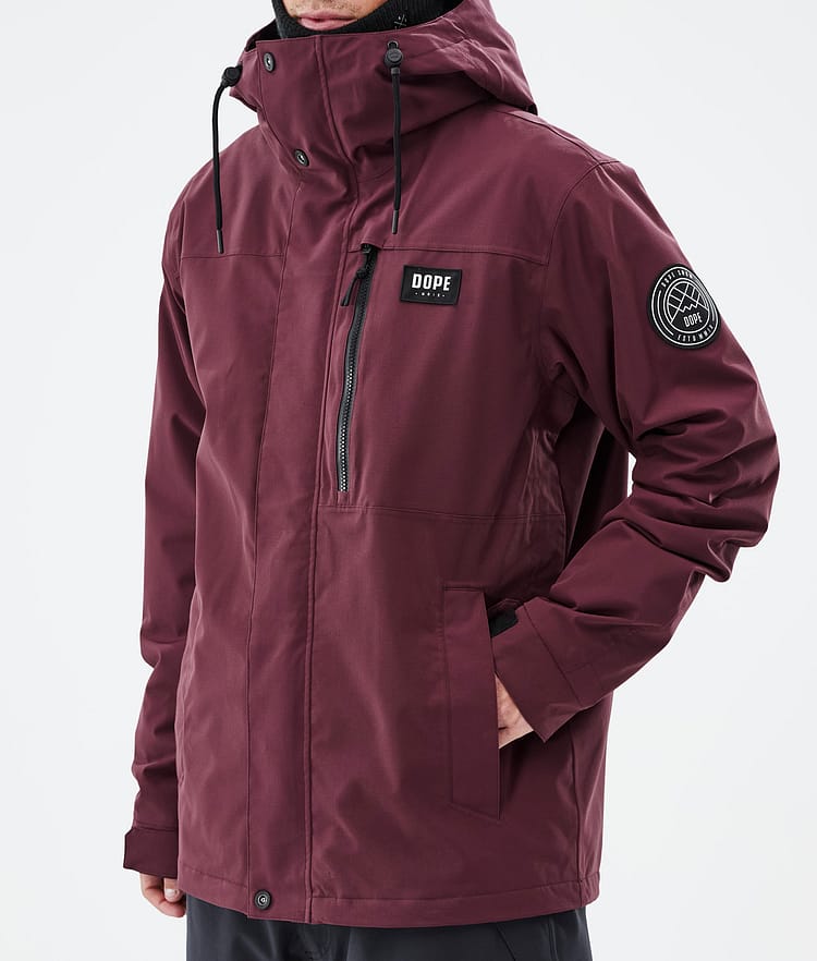 Dope Blizzard Full Zip Snowboardjacka Herr Burgundy, Bild 7 av 9