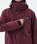 Dope Blizzard Full Zip Skidjacka Herr Burgundy, Bild 8 av 9