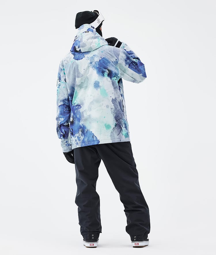 Dope Blizzard Full Zip Snowboardjacka Herr Spray Blue Green, Bild 4 av 9