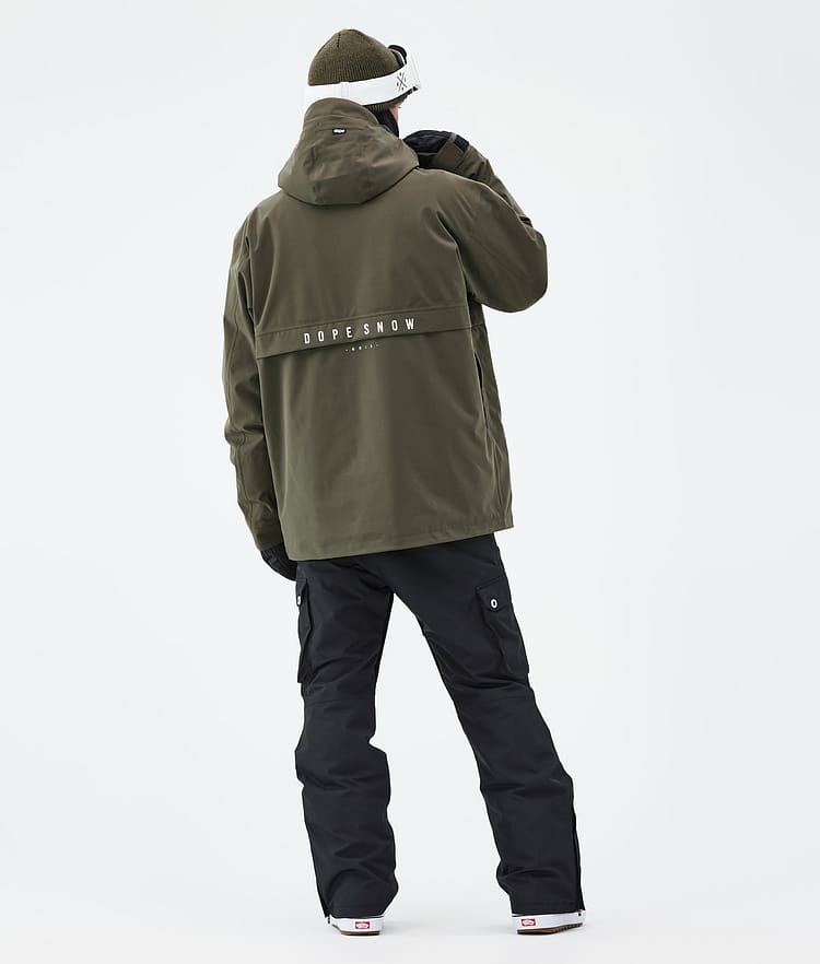 Dope Legacy Snowboardjacka Herr Olive Green, Bild 4 av 8