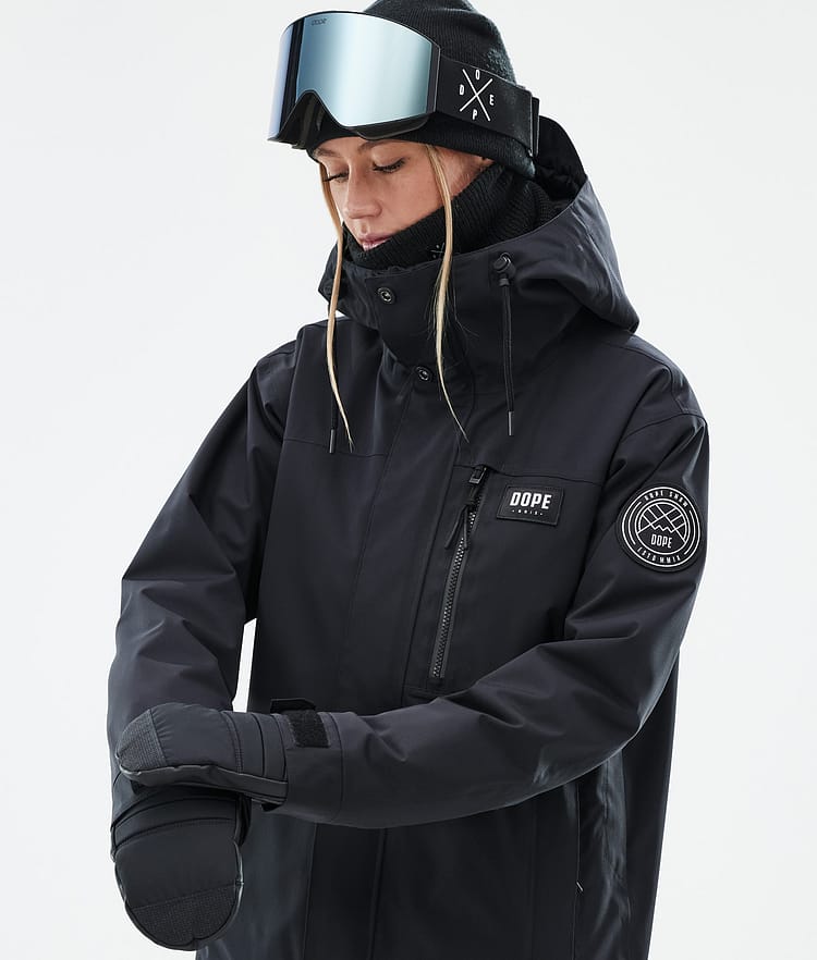 Dope Blizzard W Full Zip 24 Snowboardjacka Dam Black Renewed, Bild 2 av 10