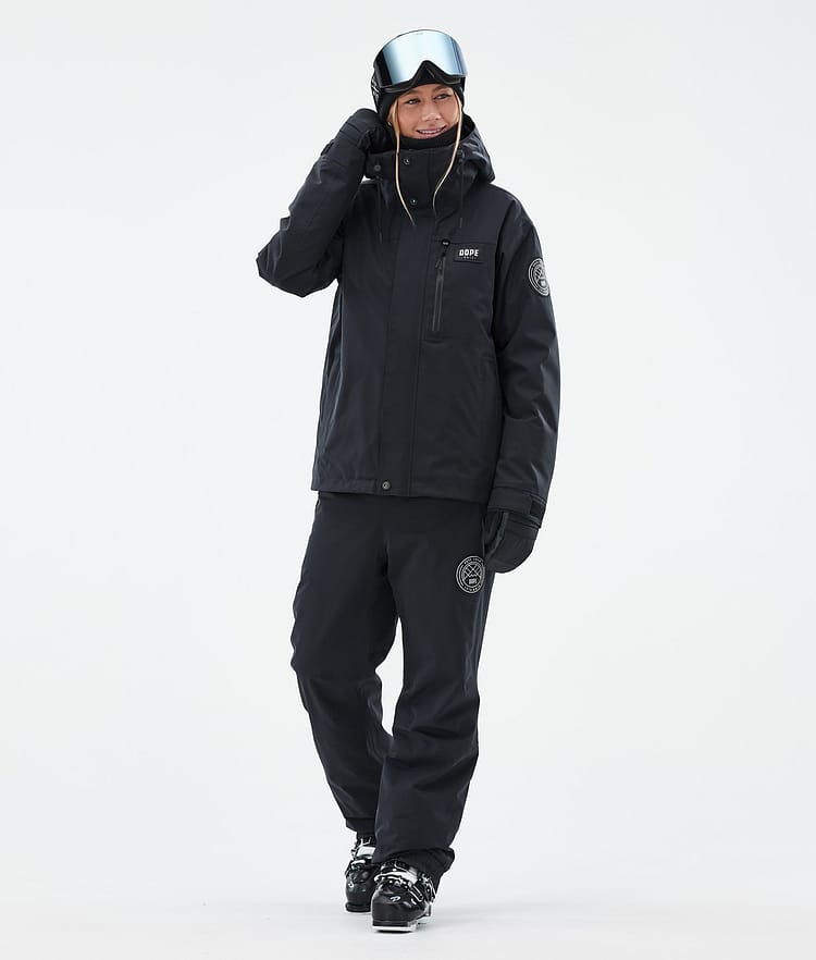 Dope Blizzard W Full Zip 24 Skidjacka Dam Black, Bild 3 av 10