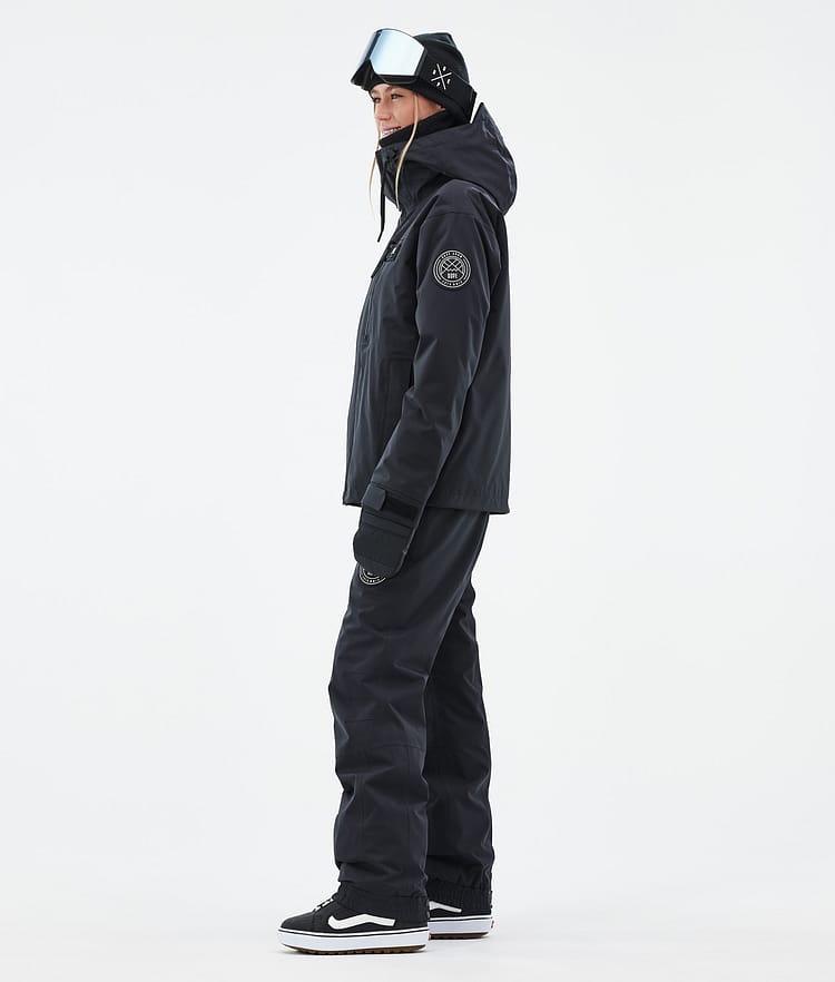 Dope Blizzard W Full Zip 24 Snowboardjacka Dam Black Renewed, Bild 4 av 10