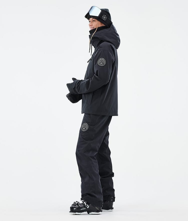 Dope Blizzard W Full Zip 24 Skidjacka Dam Black, Bild 4 av 10