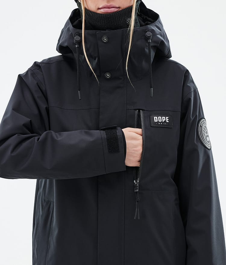 Dope Blizzard W Full Zip 24 Snowboardjacka Dam Black Renewed, Bild 9 av 10