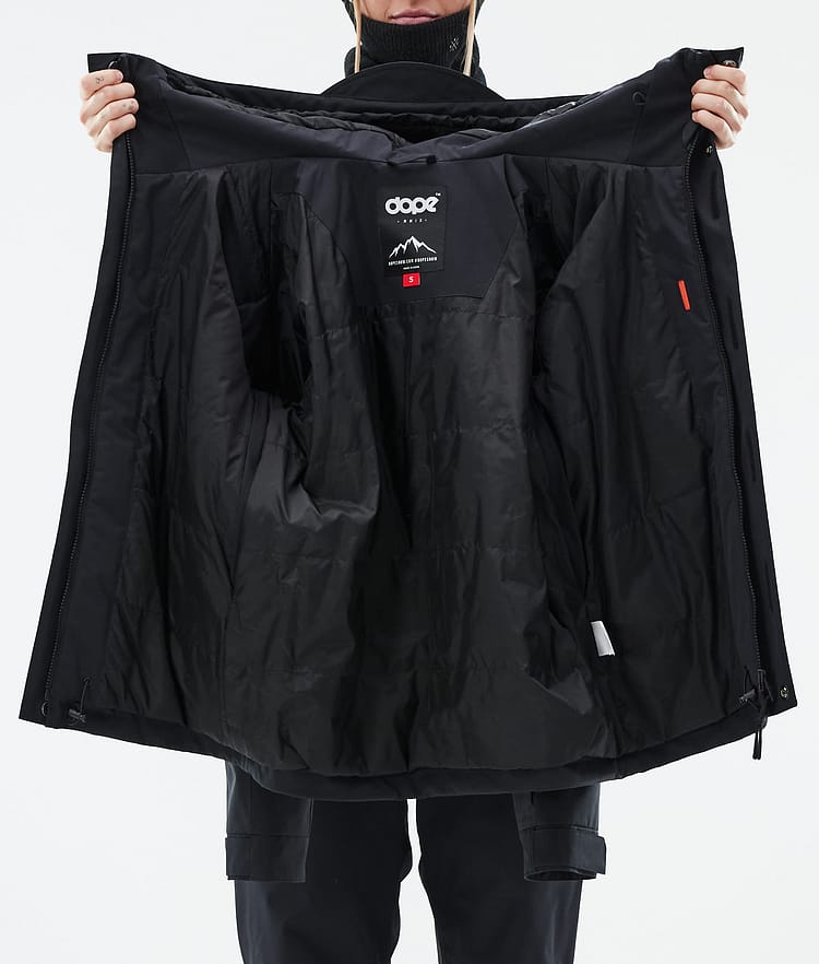 Dope Blizzard W Full Zip 24 Snowboardjacka Dam Black Renewed, Bild 10 av 10