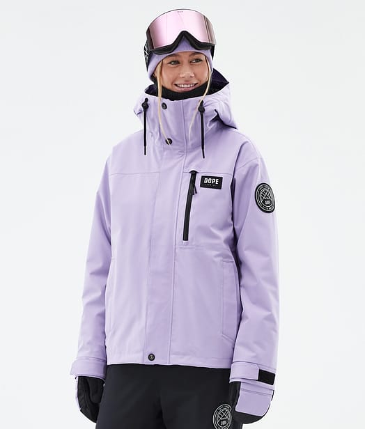 Dope Blizzard W Full Zip 24 Snowboardjacka Dam Faded Violet