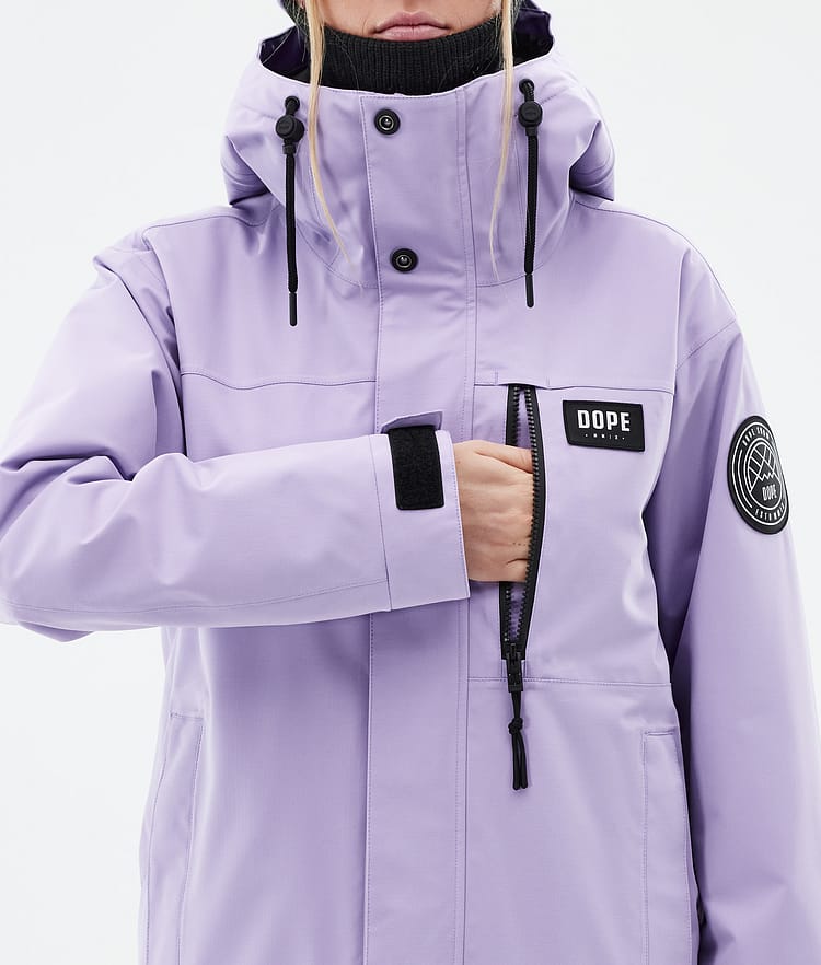 Dope Blizzard W Full Zip 24 Snowboardjacka Dam Faded Violet, Bild 9 av 10