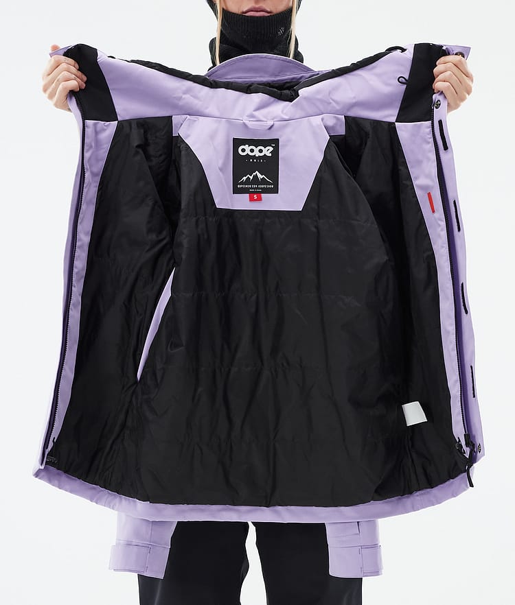 Dope Blizzard W Full Zip 24 Snowboardjacka Dam Faded Violet, Bild 10 av 10
