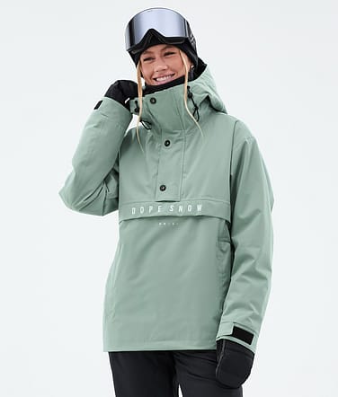 Dope Legacy W Snowboardjacka Dam Faded Green
