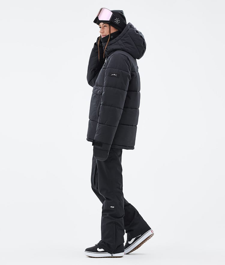 Dope Puffer W Snowboardjacka Dam Black Renewed, Bild 3 av 8