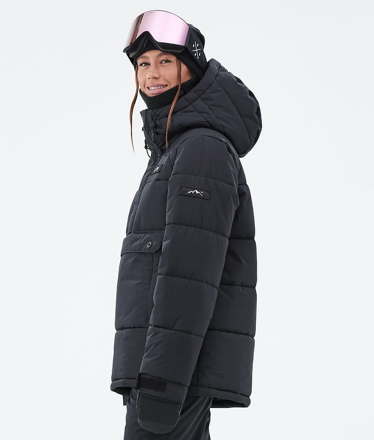 Dope Puffer W Snowboardjacka Dam Black Renewed, Bild 5 av 8