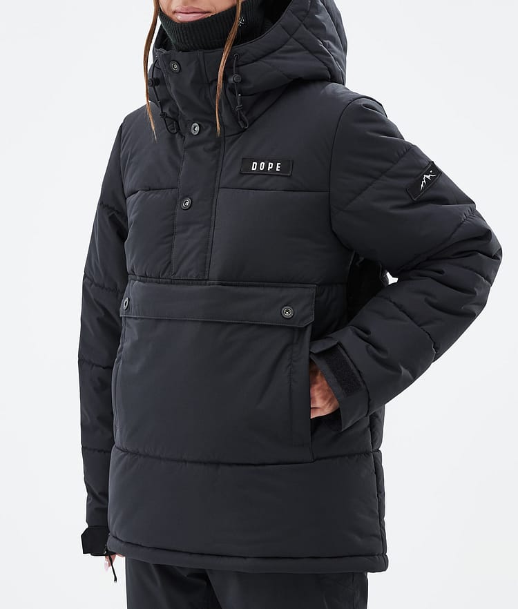 Dope Puffer W Snowboardjacka Dam Black Renewed, Bild 7 av 8