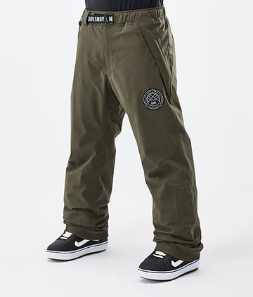 Dope Blizzard 2024 Snowboardbyxa Man Olive Green