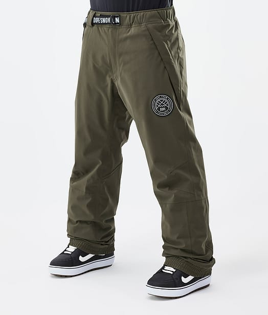 Dope Blizzard 2024 Snowboardbyxa Herr Olive Green