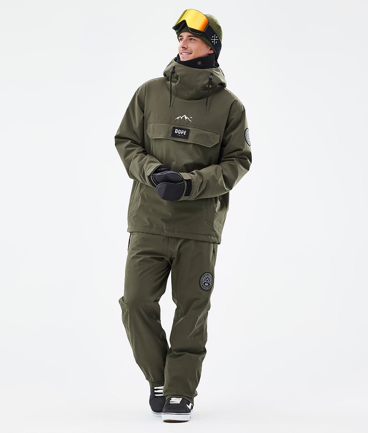 Dope Blizzard Snowboardbyxa Herr Olive Green, Bild 2 av 5