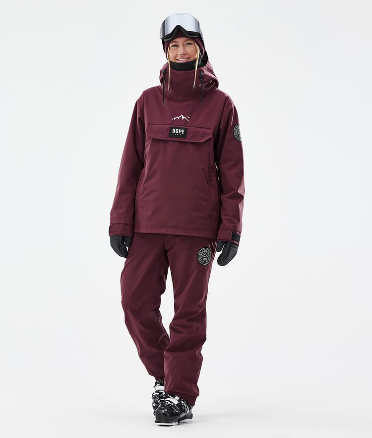 Dope Blizzard W 2024 Skidbyxa Dam Burgundy, Bild 2 av 5