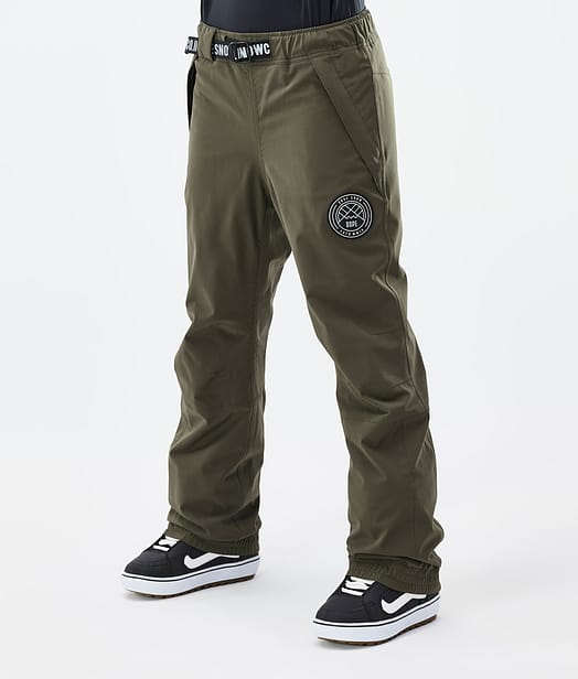 Dope Blizzard W 2024 Snowboardbyxa Dam Olive Green