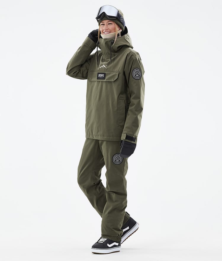 Dope Blizzard W 2024 Snowboardbyxa Dam Olive Green, Bild 2 av 5