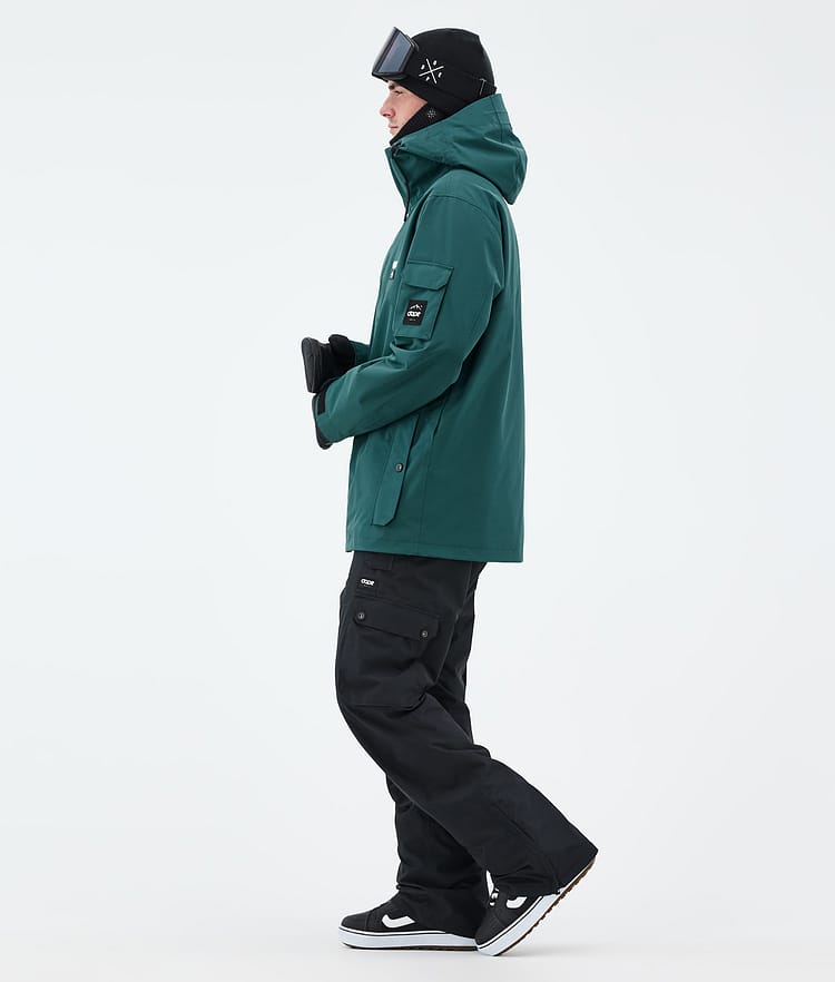Dope Adept Snowboardjacka Herr Bottle Green Renewed, Bild 4 av 10