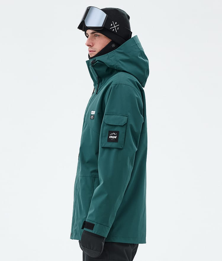 Dope Adept Snowboardjacka Herr Bottle Green Renewed, Bild 6 av 10