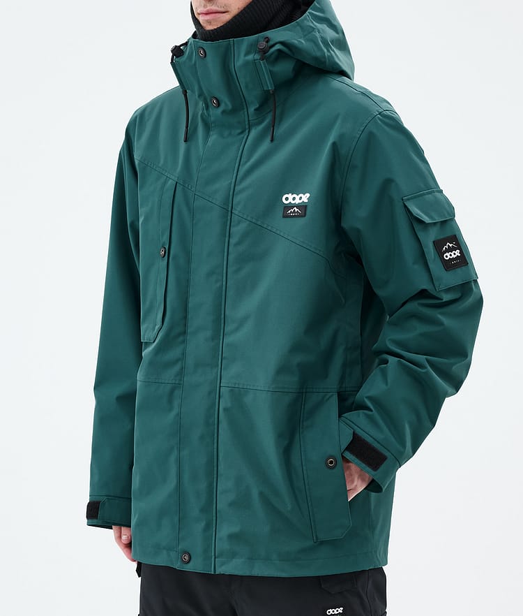 Dope Adept Snowboardjacka Herr Bottle Green Renewed, Bild 8 av 10