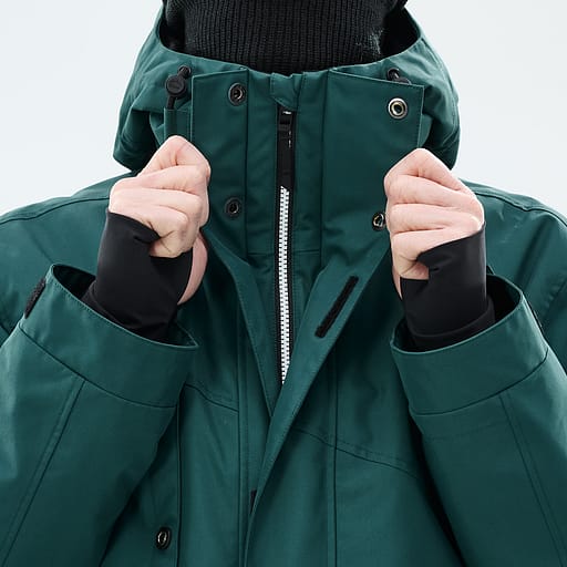 Främre dragkedja med dubbla flikar Huvudproduktbild,