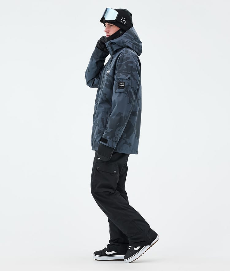 Dope Adept Snowboardjacka Herr Metal Blue Camo, Bild 3 av 9