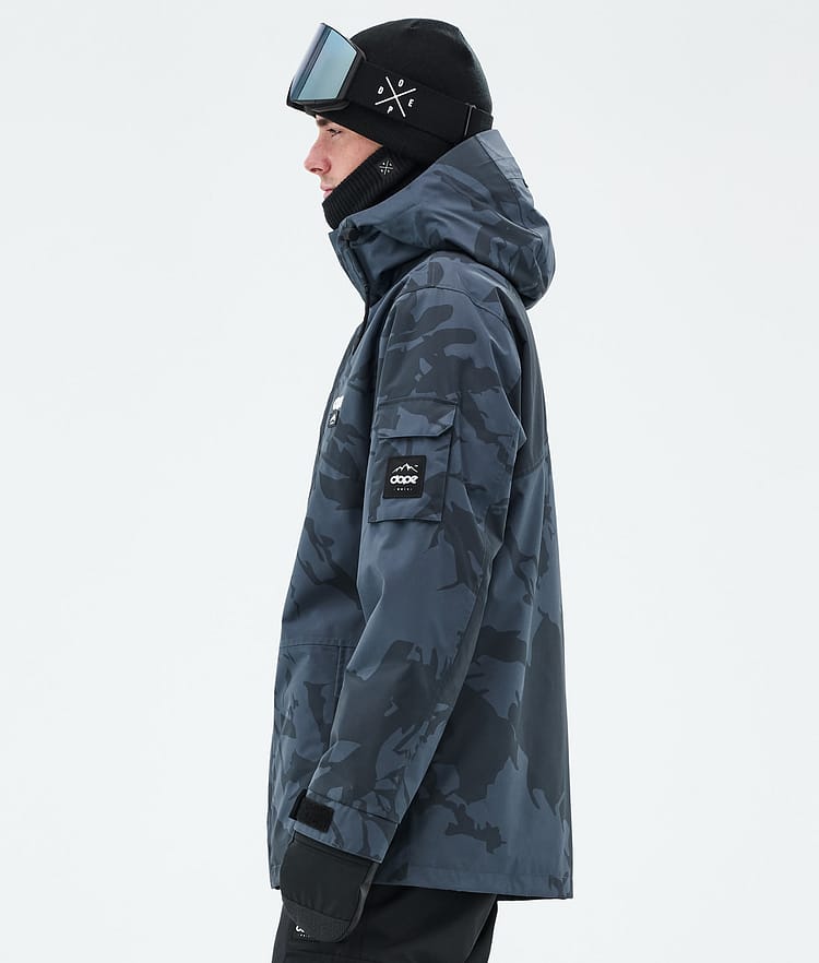 Dope Adept Skidjacka Herr Metal Blue Camo, Bild 6 av 10