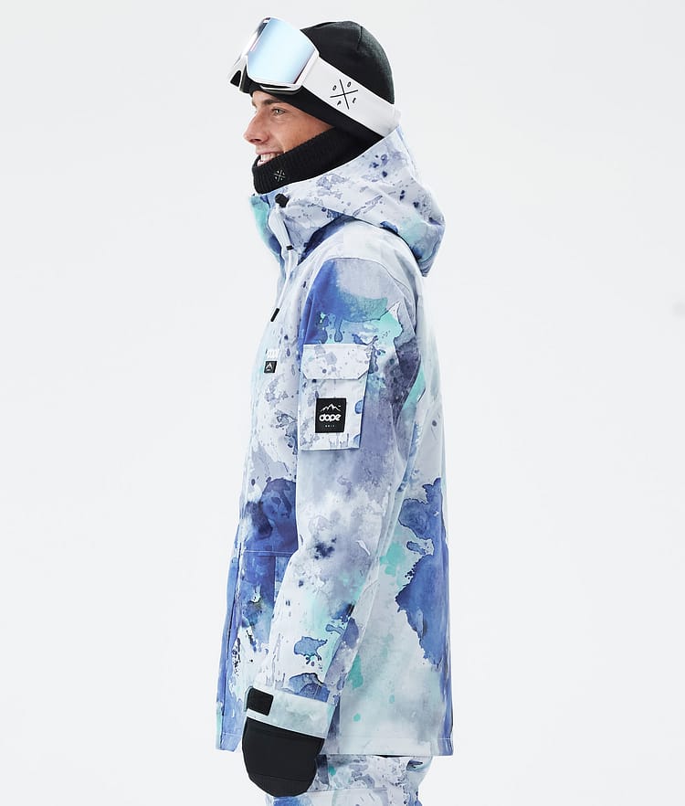 Dope Adept Snowboardjacka Herr Spray Blue Green, Bild 5 av 9