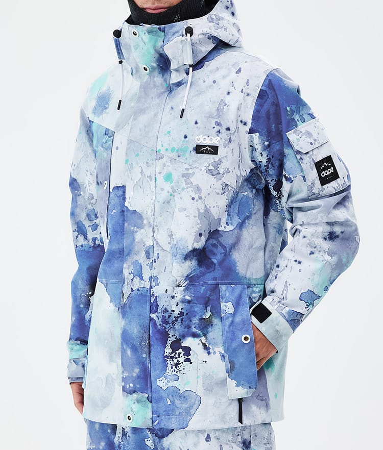 Dope Adept Snowboardjacka Herr Spray Blue Green, Bild 7 av 9