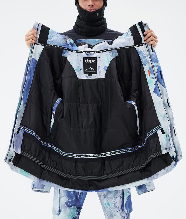 Dope Adept Snowboardjacka Herr Spray Blue Green, Bild 9 av 9