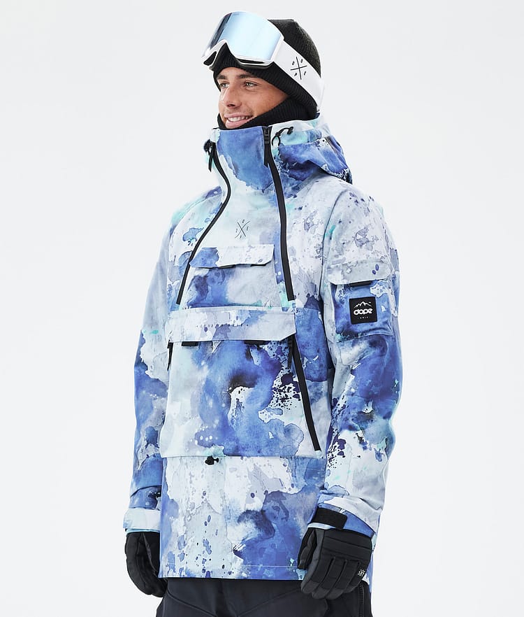 Dope Akin Snowboardjacka Herr Spray Blue Green, Bild 1 av 8