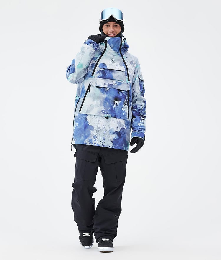 Dope Akin Snowboardjacka Herr Spray Blue Green, Bild 2 av 8